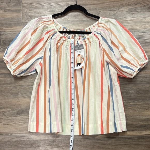 Colorful Striped Women's Blouse - Picture 5 of 5